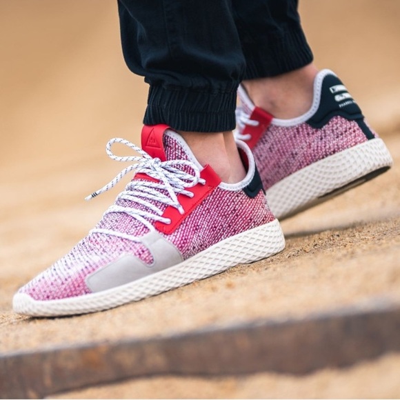 ADIDAS x Pharrell Williams HU V2 red white and gray size 11.5 - Picture 6 of 15